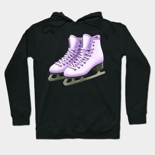 Pink Ice Skating Boots Hoodie